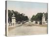 Avenue Des Champs Elysees, with Cars, and a Few Cyclists-null-Stretched Canvas
