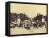 Avenue Des Champs-Elysees-null-Framed Stretched Canvas