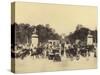 Avenue Des Champs-Elysees-null-Stretched Canvas