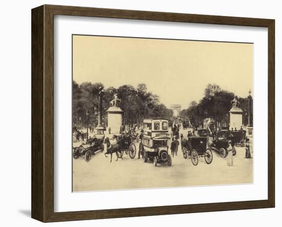 Avenue Des Champs-Elysees-null-Framed Photographic Print