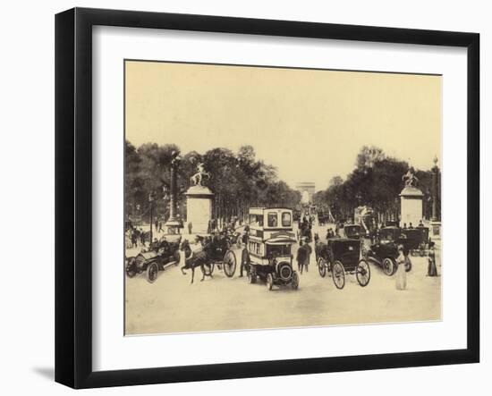 Avenue Des Champs-Elysees-null-Framed Photographic Print