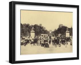 Avenue Des Champs-Elysees-null-Framed Photographic Print