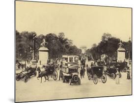 Avenue Des Champs-Elysees-null-Mounted Photographic Print