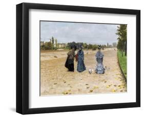 Avenue du Bois de Boulogne, 1874-Giuseppe De Nittis-Framed Premium Giclee Print