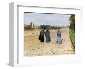 Avenue du Bois de Boulogne, 1874-Giuseppe De Nittis-Framed Premium Giclee Print