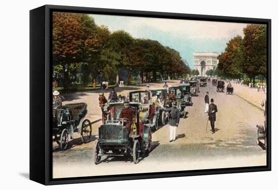 Avenue Du Bois De Boulogne, 1908-null-Framed Stretched Canvas