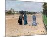 Avenue Du Bois De Boulogne-Giuseppe De Nittis-Mounted Giclee Print