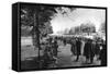 Avenue Foch Leading from the Etoile to the Bois De Boulogne, Paris, 1931-Ernest Flammarion-Framed Stretched Canvas