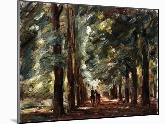 Avenue in Sakrow with Two Riders; Allee in Sakrow Mit Zwei Reitern, C.1923-Max Liebermann-Mounted Giclee Print