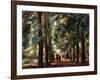 Avenue in Sakrow with Two Riders-Max Liebermann-Framed Giclee Print