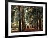 Avenue in Sakrow with Two Riders-Max Liebermann-Framed Giclee Print