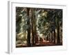 Avenue in Sakrow with Two Riders-Max Liebermann-Framed Giclee Print