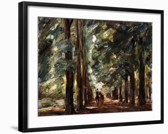 Avenue in Sakrow with Two Riders-Max Liebermann-Framed Giclee Print