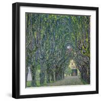 Avenue in the Park of Kammer Castle, 1912-Gustav Klimt-Framed Giclee Print