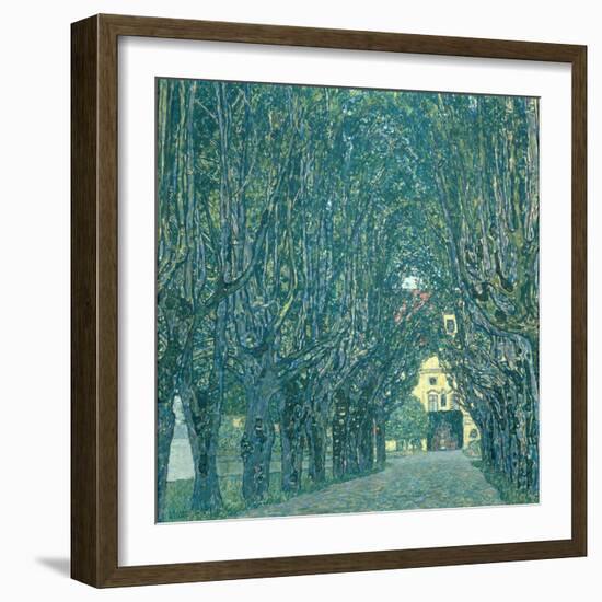 Avenue in the Park of Schloss Kammer, 1912-Gustav Klimt-Framed Giclee Print