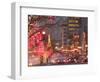 Avenue McGill College with Christmas Decor, Montreal, Quebec, Canada-Walter Bibikow-Framed Photographic Print