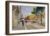 Avenue Montaigne, Paris-Jules Ernest Renoux-Framed Giclee Print