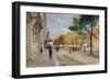 Avenue Montaigne, Paris-Jules Ernest Renoux-Framed Giclee Print