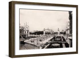 Avenue Nicholas Ii, During the Exposition Universelle of 1900, Paris-null-Framed Giclee Print