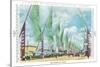 Avenue of Flags, Chicago World Fair-null-Stretched Canvas