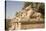 Avenue of Rams Leading to Temple Precinct-Philip Craven-Stretched Canvas