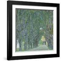 Avenue of Schloss Kammer Park, 1912-Gustav Klimt-Framed Premium Giclee Print