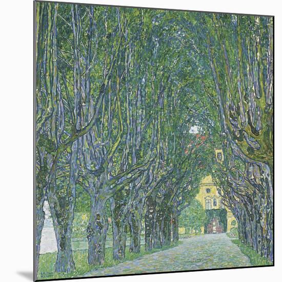 Avenue of Schloss Kammer Park, 1912-Gustav Klimt-Mounted Premium Giclee Print