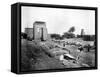 Avenue of Sphinxes, Karnak, Egypt, 1893-John L Stoddard-Framed Stretched Canvas