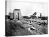 Avenue of Sphinxes, Karnak, Egypt, 1893-John L Stoddard-Stretched Canvas