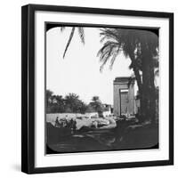 Avenue of Sphinxes, Karnak, Egypt, C1890-Newton & Co-Framed Photographic Print