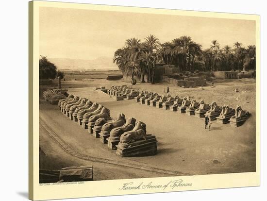 Avenue of Sphinxes, Karnak-null-Stretched Canvas