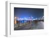 Avenue of Stars at Night, Hong Kong, China, Asia-Andy Brandl-Framed Photographic Print