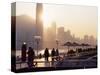 Avenue of Stars, Tsim Sha Tsui, Kowloon, Hong Kong, China-Amanda Hall-Stretched Canvas