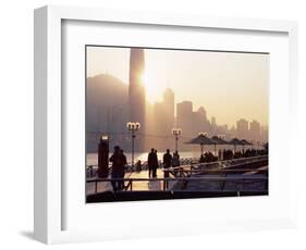 Avenue of Stars, Tsim Sha Tsui, Kowloon, Hong Kong, China-Amanda Hall-Framed Photographic Print