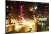 Avenue of the Americas by Night-Philippe Hugonnard-Mounted Giclee Print