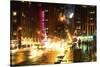 Avenue of the Americas by Night-Philippe Hugonnard-Stretched Canvas