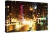 Avenue of the Americas by Night-Philippe Hugonnard-Stretched Canvas