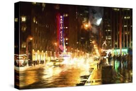 Avenue of the Americas by Night-Philippe Hugonnard-Stretched Canvas