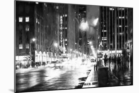 Avenue of the Americas-Philippe Hugonnard-Mounted Premium Giclee Print