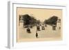 Avenue of the Champs-Elysees-Helio E. Ledeley-Framed Art Print