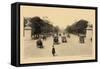 Avenue of the Champs-Elysees-Helio E. Ledeley-Framed Stretched Canvas