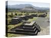 Avenue of the Dead and the Pyramid of the Sun in Background, North of Mexico City, Mexico-Robert Harding-Stretched Canvas