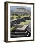 Avenue of the Dead and the Pyramid of the Sun in Background, North of Mexico City, Mexico-Robert Harding-Framed Photographic Print