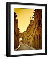 Avenue of the Knights (Ippoton Street), Rhodes Town, Rhodes, Greece-Doug Pearson-Framed Photographic Print