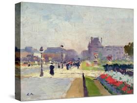 Avenue Paul Deroulede, Tuileries, Paris-Jules Ernest Renoux-Stretched Canvas