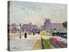 Avenue Paul Deroulede, Tuileries, Paris-Jules Ernest Renoux-Stretched Canvas