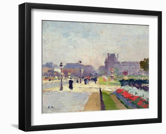 Avenue Paul Deroulede, Tuileries, Paris-Jules Ernest Renoux-Framed Giclee Print