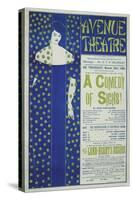 Avenue Theater, a Comedy of Sighs!, 1894-Aubrey Beardsley-Stretched Canvas