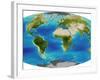 Average Plant Growth of the Earth-null-Framed Photographic Print
