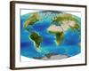 Average Plant Growth of the Earth-null-Framed Photographic Print